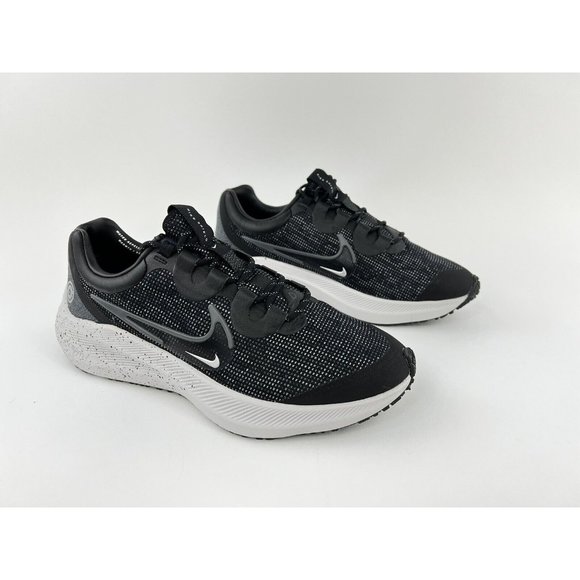 Nike Winflo 8 Shield Black Iron Grey Men's Sneakers Water Repellent NO SHOE BOX - Picture 4 of 11